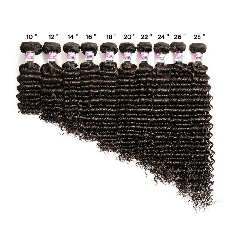 Virgin Hair 5 Bundles Deal Deep Wave Bundles